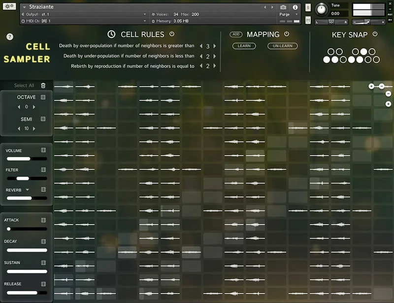 Ben Osterhouse Cell Sampler interface