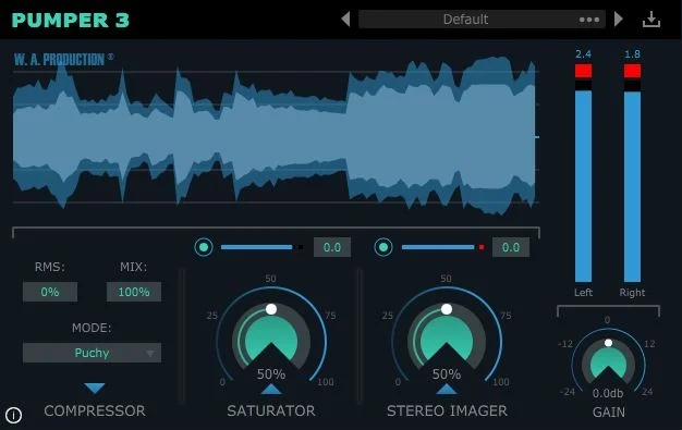 W. A. Production Pumper 3 interface