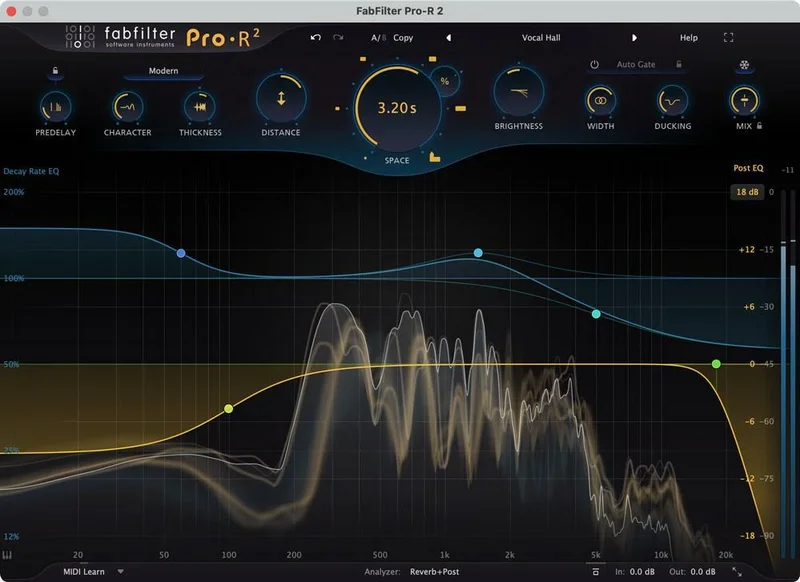 FabFilter Pro-R 2 Upgrade interface