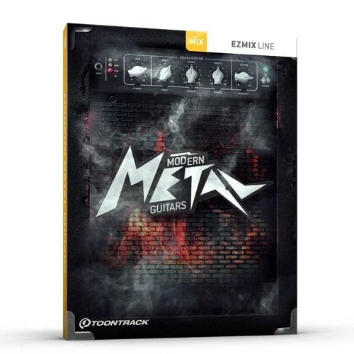 Toontrack EZmix-Pack Modern Metal Guitars interface