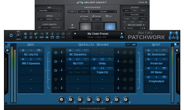 Blue Cat Audio PatchWork Crossgrade from Melody Sauce 2 interface