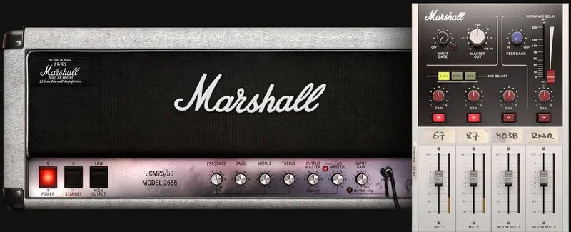 Softube Marshall Silver Jubilee 2555 interface