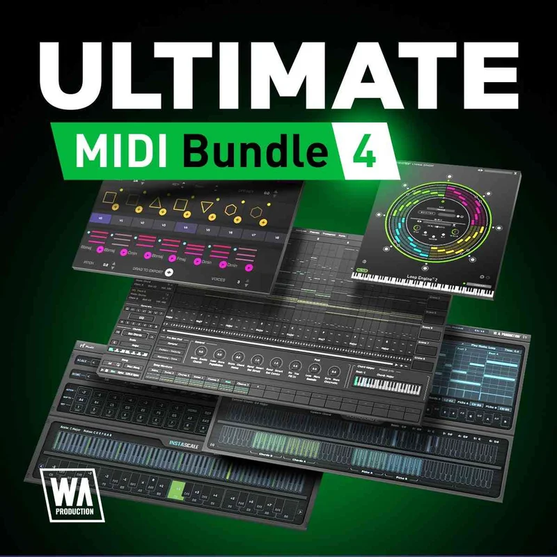 W. A. Production Ultimate Midi Bundle 4 interface