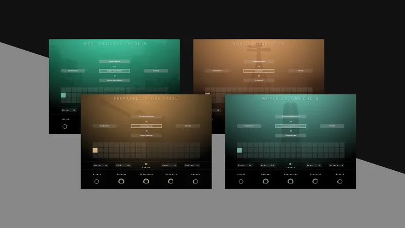 Colors - Plucked Textures Collection interface