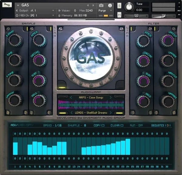 Loot Audio GAS interface