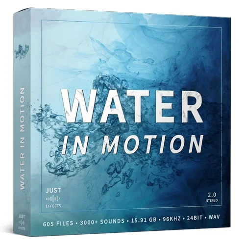 Just Sound Effects Water in Motion interface