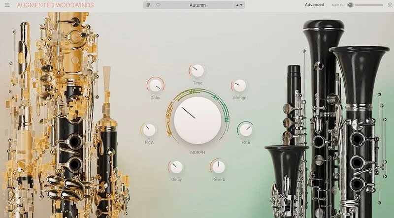 Arturia Augmented WOODWINDS interface