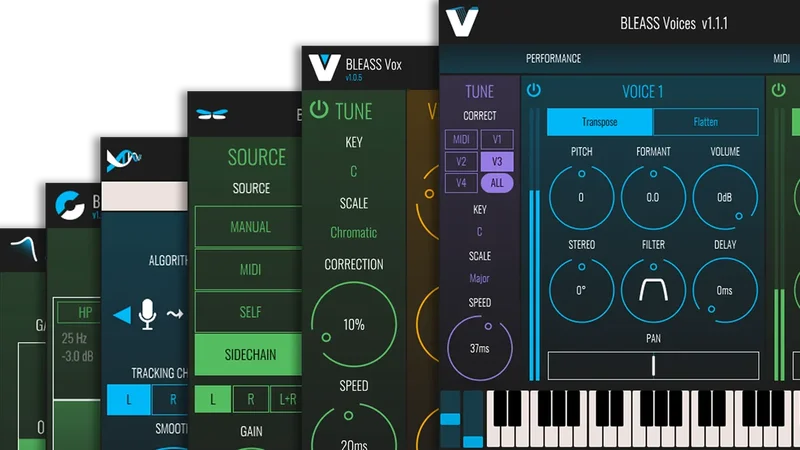 BLEASS Vocal Bundle interface
