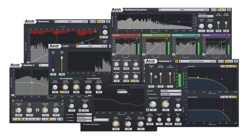 Acon Digital Mix & Mastering Suite Upgrade from Equalize interface
