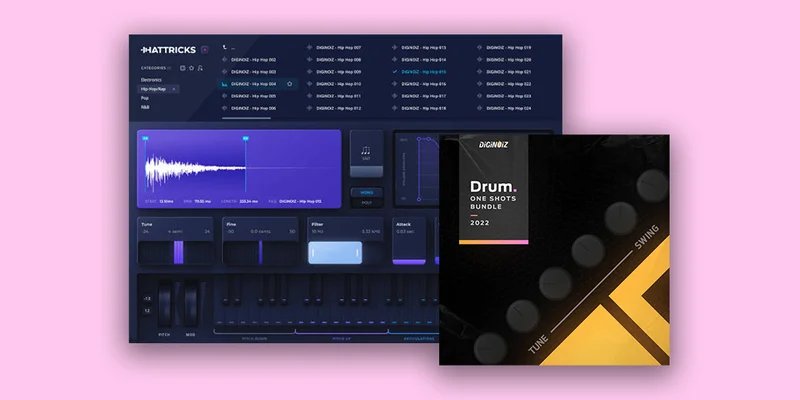 Diginoiz Hattricks + Drum One Shots Bundle interface