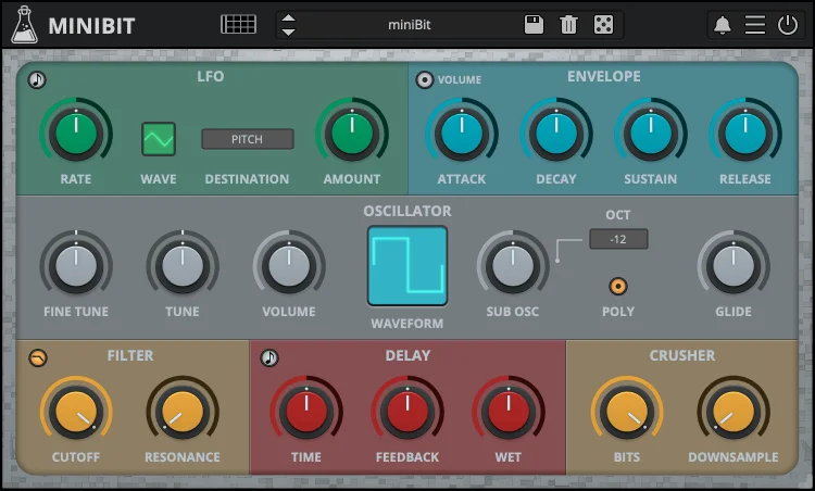 AudioThing miniBit interface
