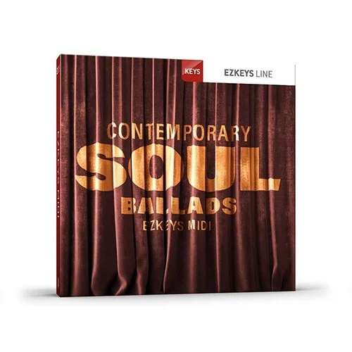 Toontrack EZkeys MIDI Contemporary Soul Ballads interface