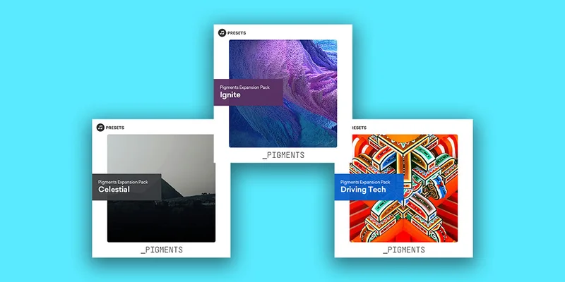 Plugin Boutique Presets Arturia Pigments Expansions Bundle interface