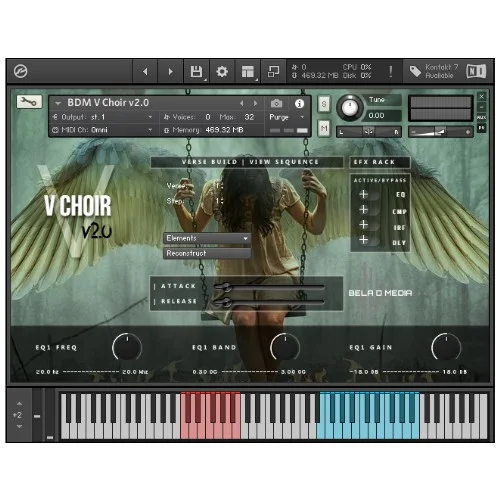 Bela D Media V Choir v2.0 interface
