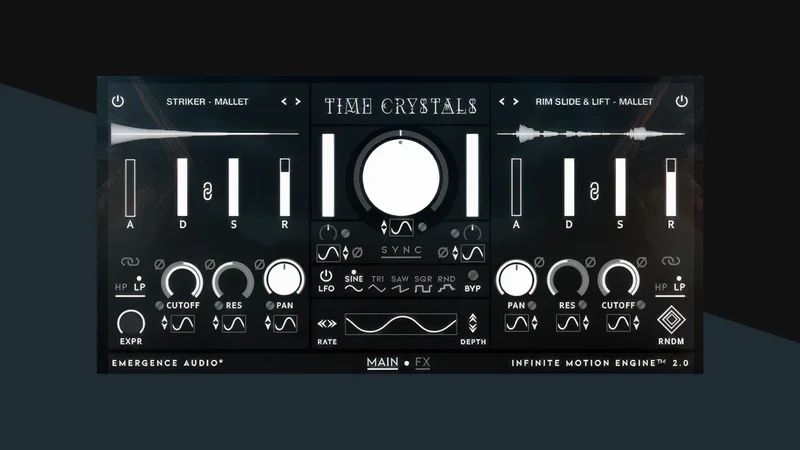 Emergence Audio Time Crystals interface