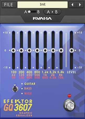 Kuassa Efektor GQ3607 interface