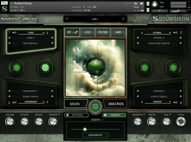 Soundiron Radiant Decay interface