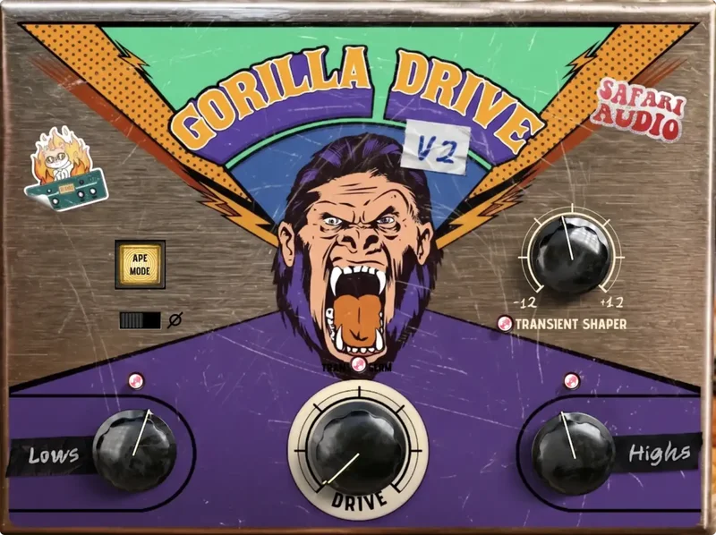 Safari Audio Gorilla Drive V2 Upgrade from V1 interface