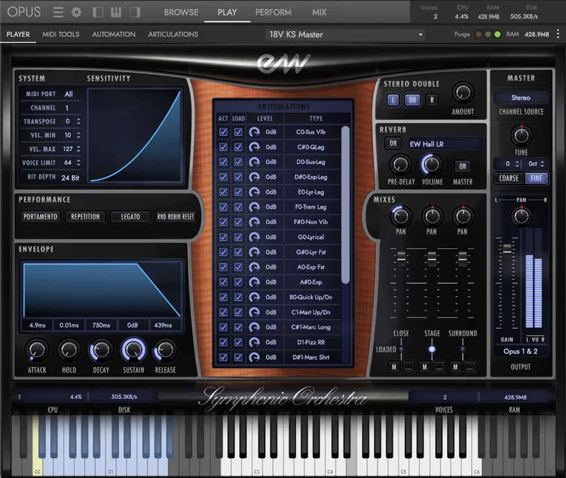 EastWest Sounds Symphonic Orchestra Platinum + FREE Spaces II interface