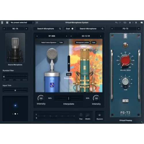 Slate Digital VMS - Virtual Microphone System interface