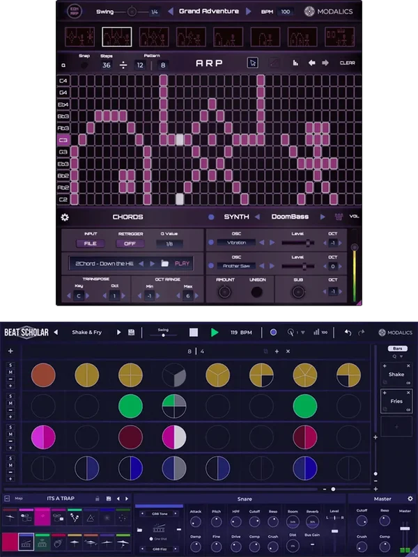 Modalics Composition Bundle interface