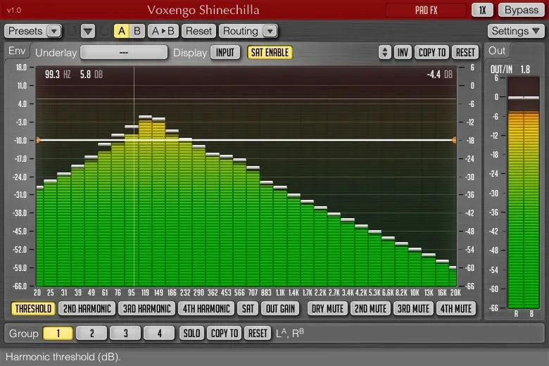 Voxengo Shinechilla interface