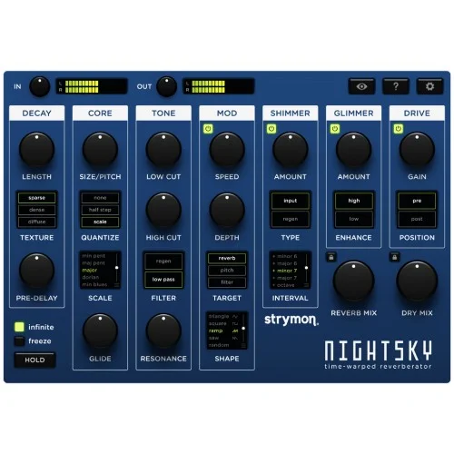 Strymon NightSky interface