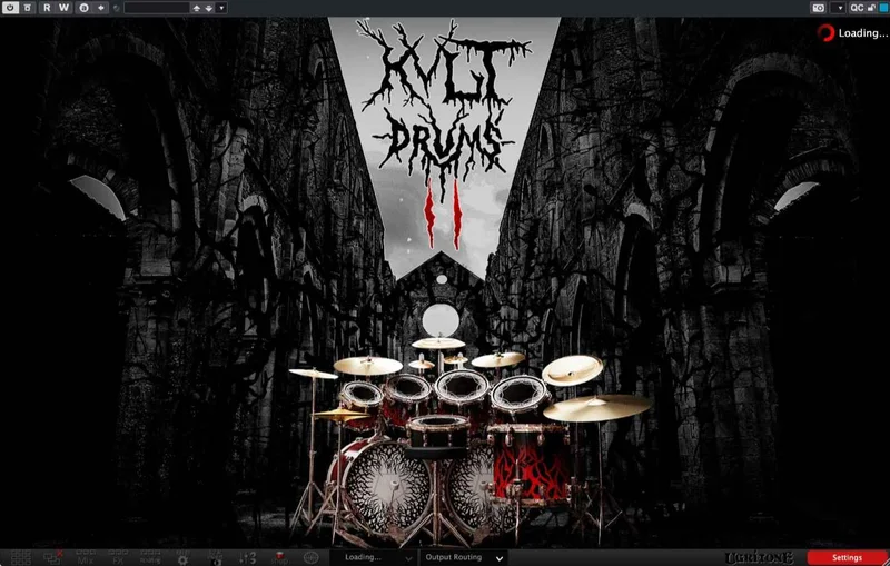 Ugritone KVLT Drums II interface