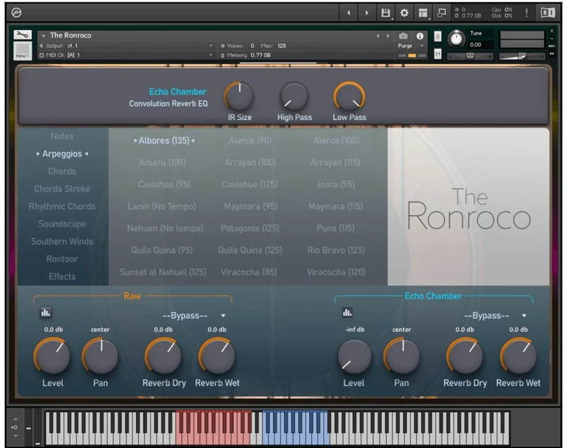 Loot Audio The Ronroco interface