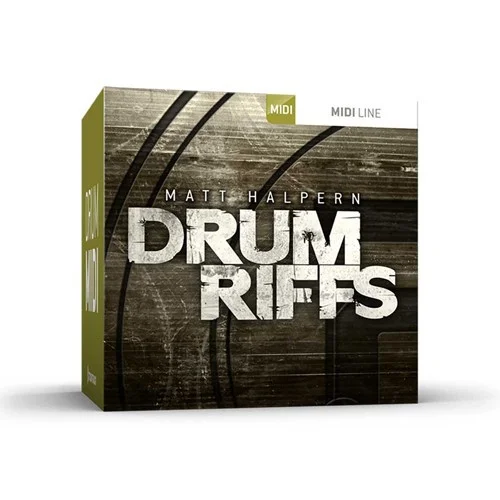 Toontrack Drum MIDI Drum Riffs interface