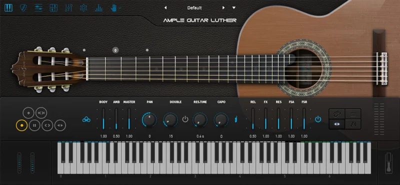 Ample Sound Ample Guitar L interface