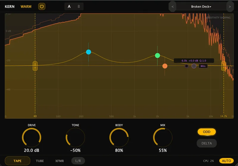 KERN Audio WARM interface