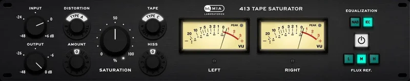 MIA Laboratories 413 Tape Saturator interface