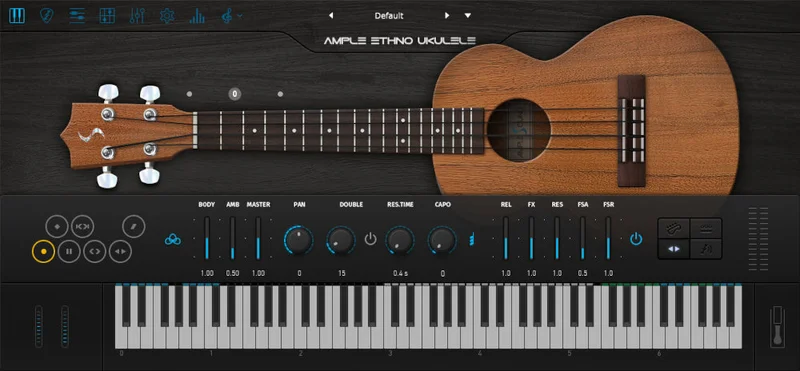 Ample Sound Ample Ethno Ukulele interface