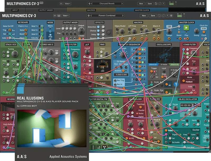 AAS Multiphonics CV-3 + Sound Packs Bundle interface