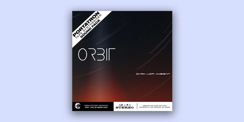 Robotic Bean Portatron Preset Pack: Orbit - Lofi Ambient Dark interface