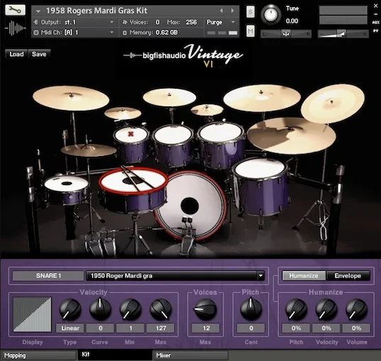 Big Fish Audio Vintage VI interface
