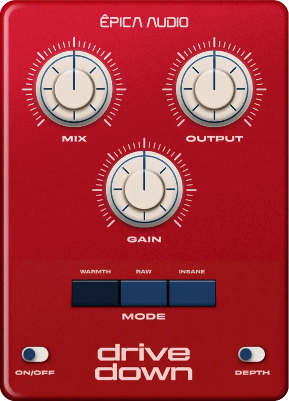 Épica Audio Drivedown interface