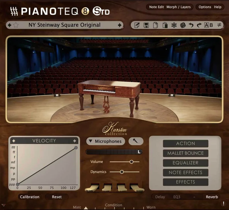 Modartt Pianoteq Instrument Pack: Karsten Collection interface