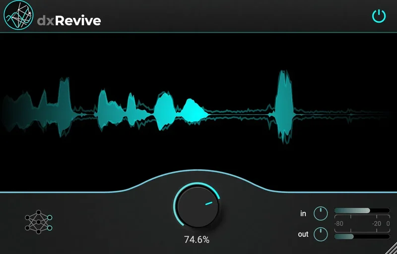 Accentize dxRevive interface