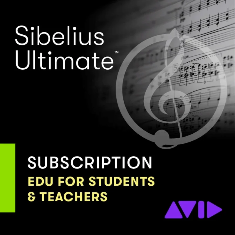 AVID Sibelius Ultimate 1-Year Subscription [Education] interface