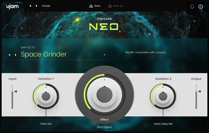UJAM Finisher NEO Loyalty interface