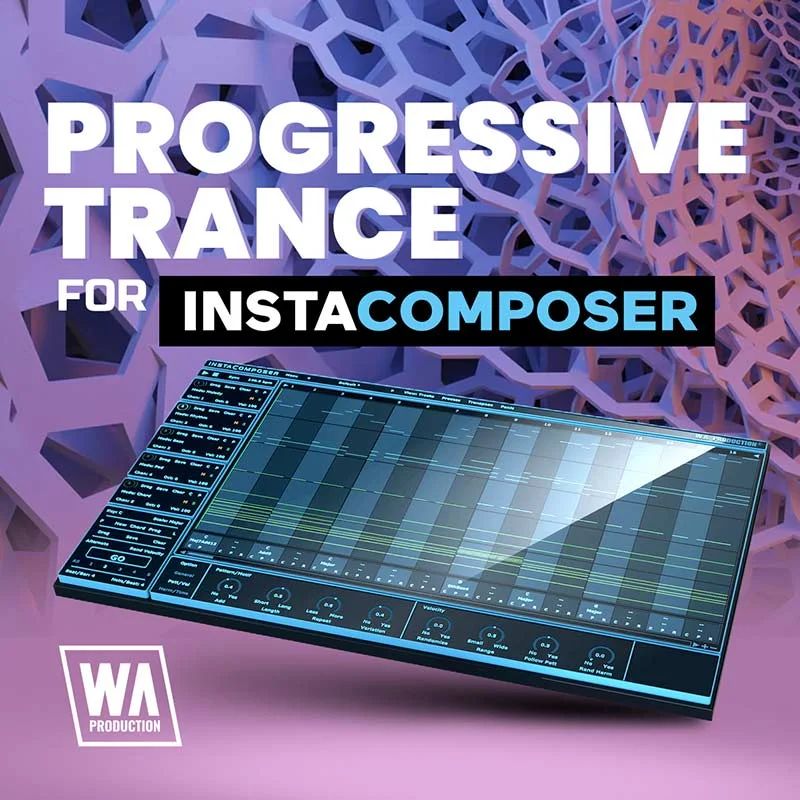 W. A. Production Progressive Trance for InstaComposer interface