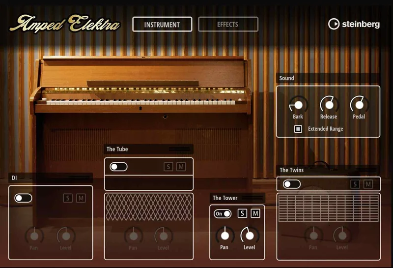 Steinberg Amped Elektra interface