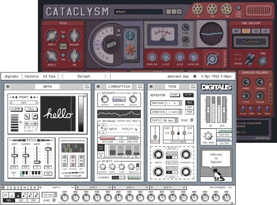 Aberrant DSP Digitalis + Cataclysm Bundle interface