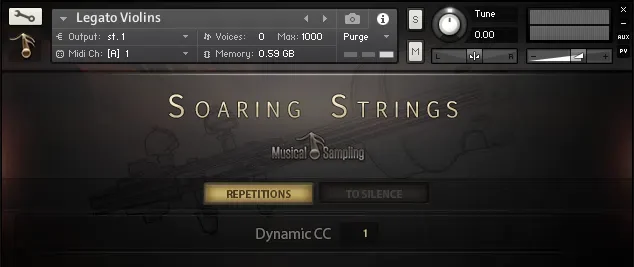 Musical Sampling Soaring Adventure Bundle interface