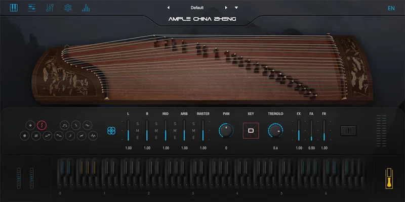 Ample Sound Ample China Zheng interface