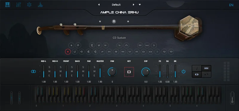 Ample Sound Ample China Erhu interface