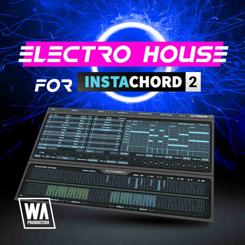W. A. Production Electro House for InstaChord 2 interface