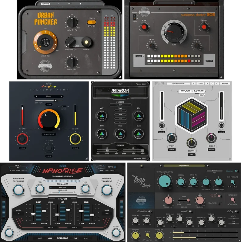 United Plugins Urban Bundle interface